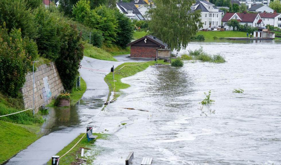 Store oversvømmelser i Ringerike